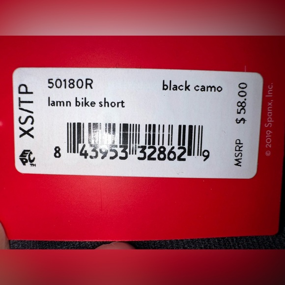 NWT SPANX XS LOOK AT ME NOW LAMN Bike Short
Black Camo Fitted Shapewear MSRP $58 - Picture 6 of 10